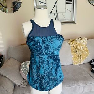 Nike Navy Blue Tank Top with mesh